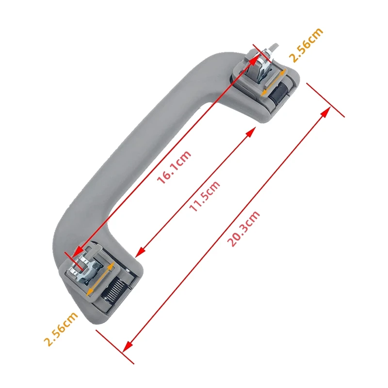 4Pcs Car Inner Roof Armrest Ceiling Pull Handle Door Safety Handle 74610-52020 For Toyota Corolla Yaris Prius