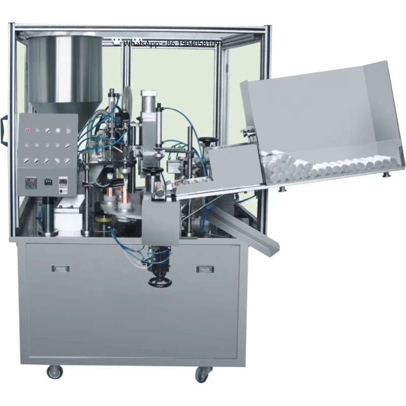 Automatic Toothpaste Filling Sealing Machine Easy-to-Operate Plastic Tube Packaging Machinery 30 Pcs/Min Heat Sealing Machine
