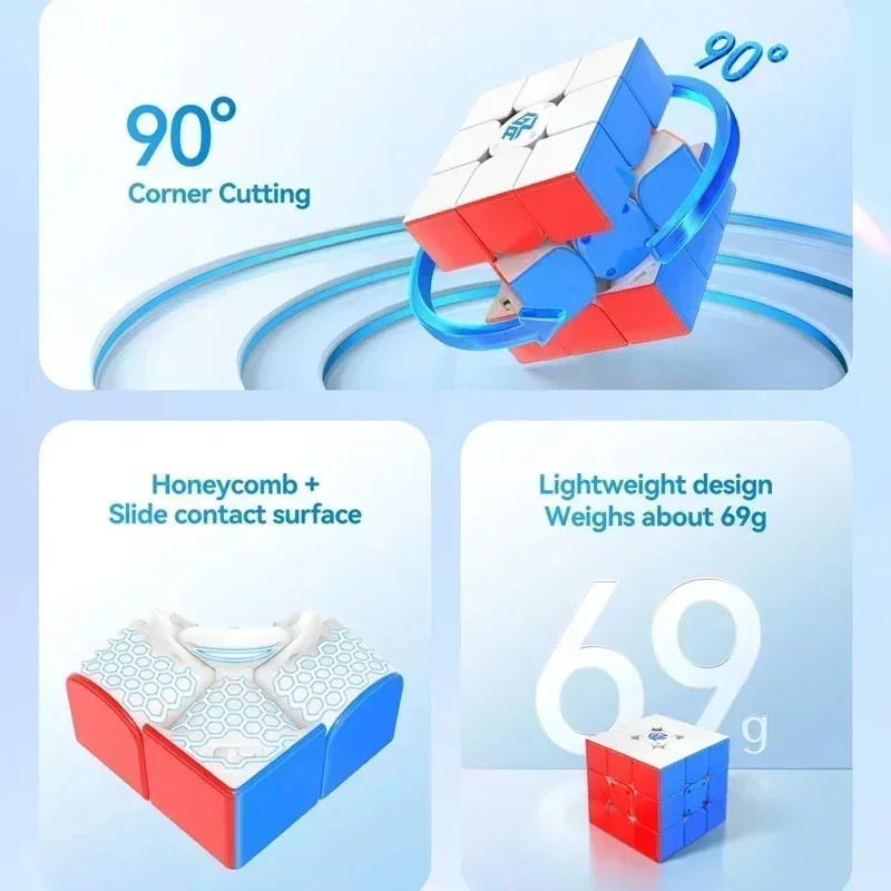 [CubeFun]GAN Smart Cube Series 3x3 MG iCarry 356i3 12UI Magnetic UV Maglev Magic Speed Cube Stickerless Professional Toys Gifts