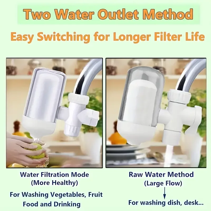 5-level Kitchen Faucet Purifier  Filter Can Be Repeatedly Cleaned And Replaced Filter Element Household Water Purifier