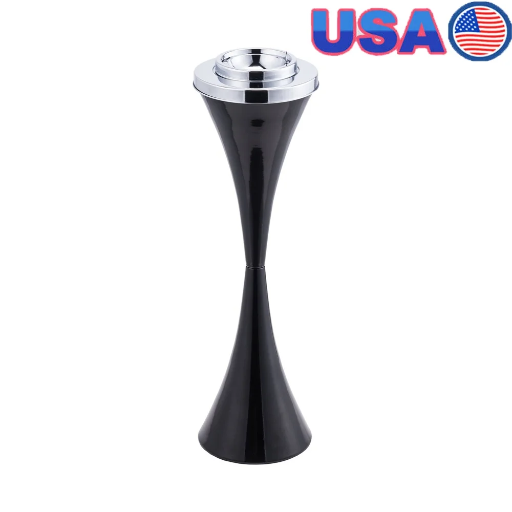 Antiker stehender Aschenbecher für den Außenbereich, selbstreinigender Retro-Zigarrenaschenbecher, wetterfester Zigarettenschachtel aus Edelstahl, leicht zu reinigendes Design