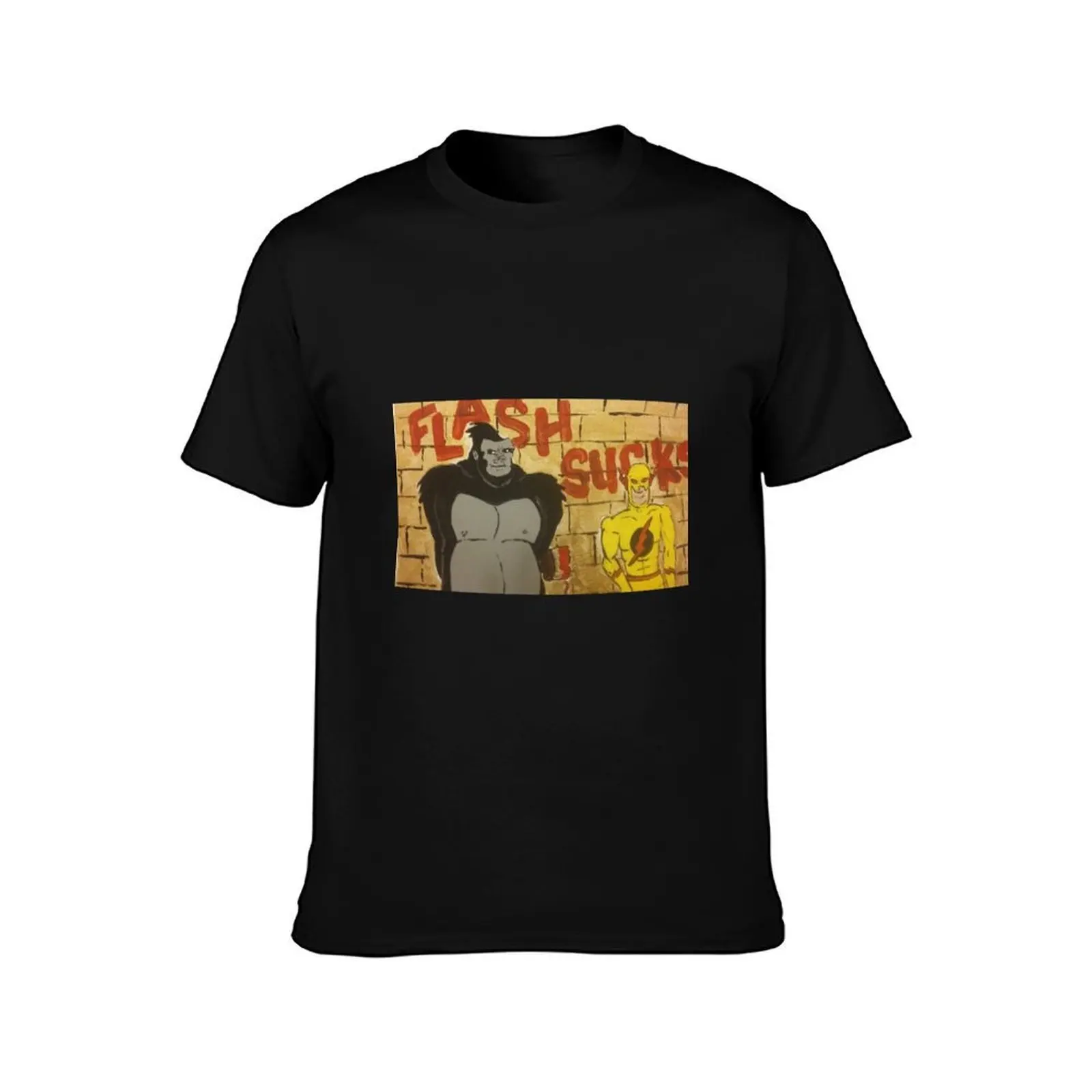 Flash sucks T-Shirt Plus Size Gym Sports T-Shirt