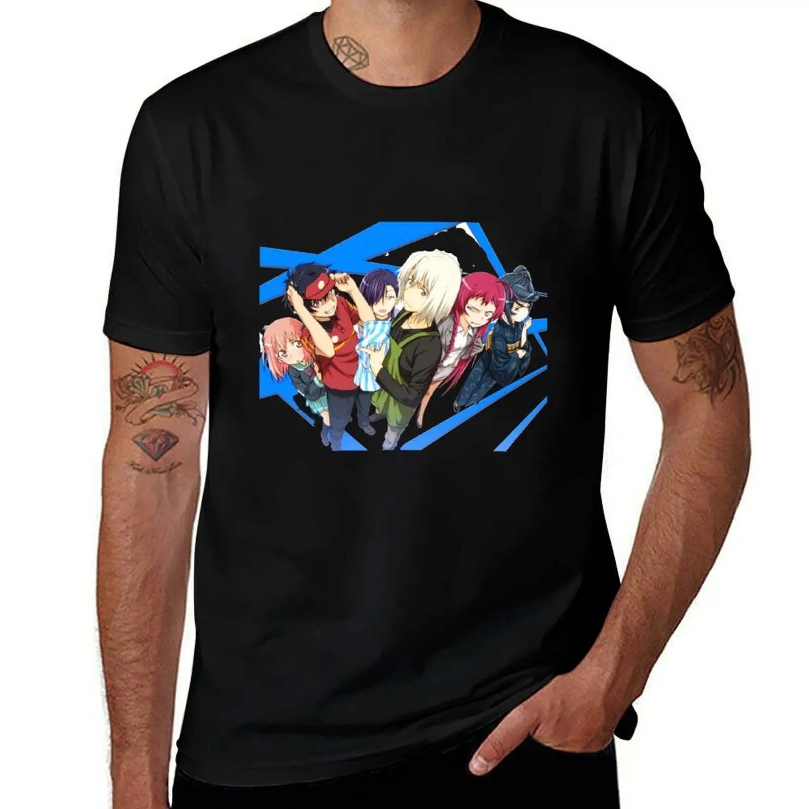 

The Devil Is a Part-Timer T-Shirt blacks sports fans anime clothes tshirts for men