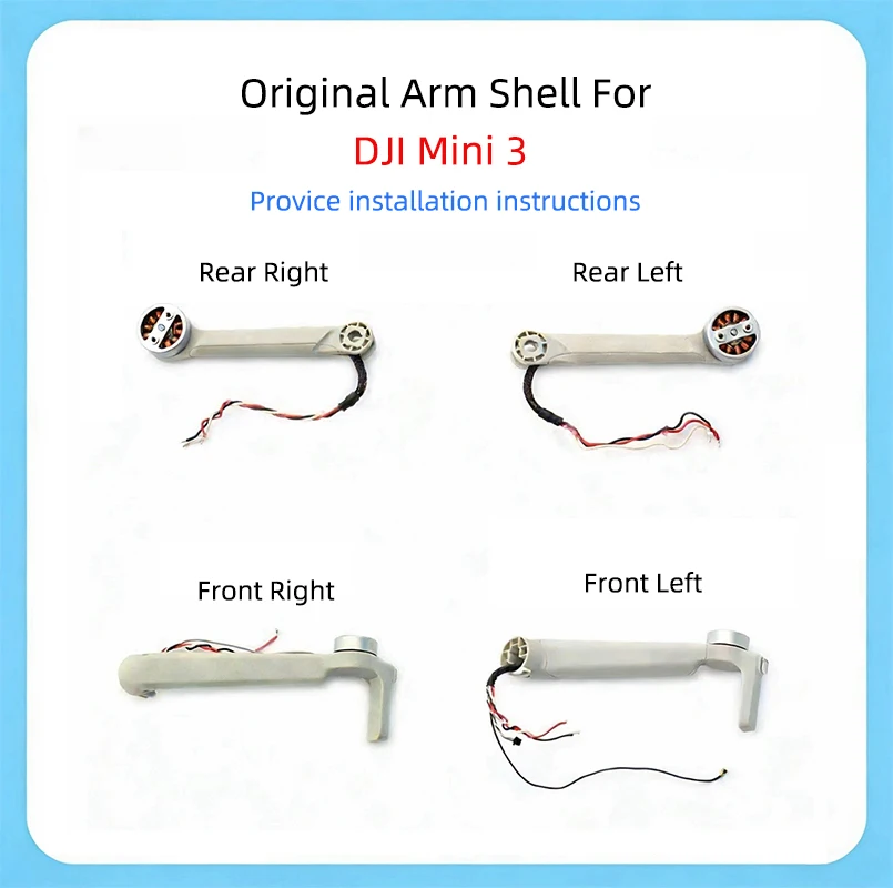 Mavic Mini 3 Arm with Engine Motor Set Left Front Right And Rear Compatible with DJI Mini3 Drone Parts