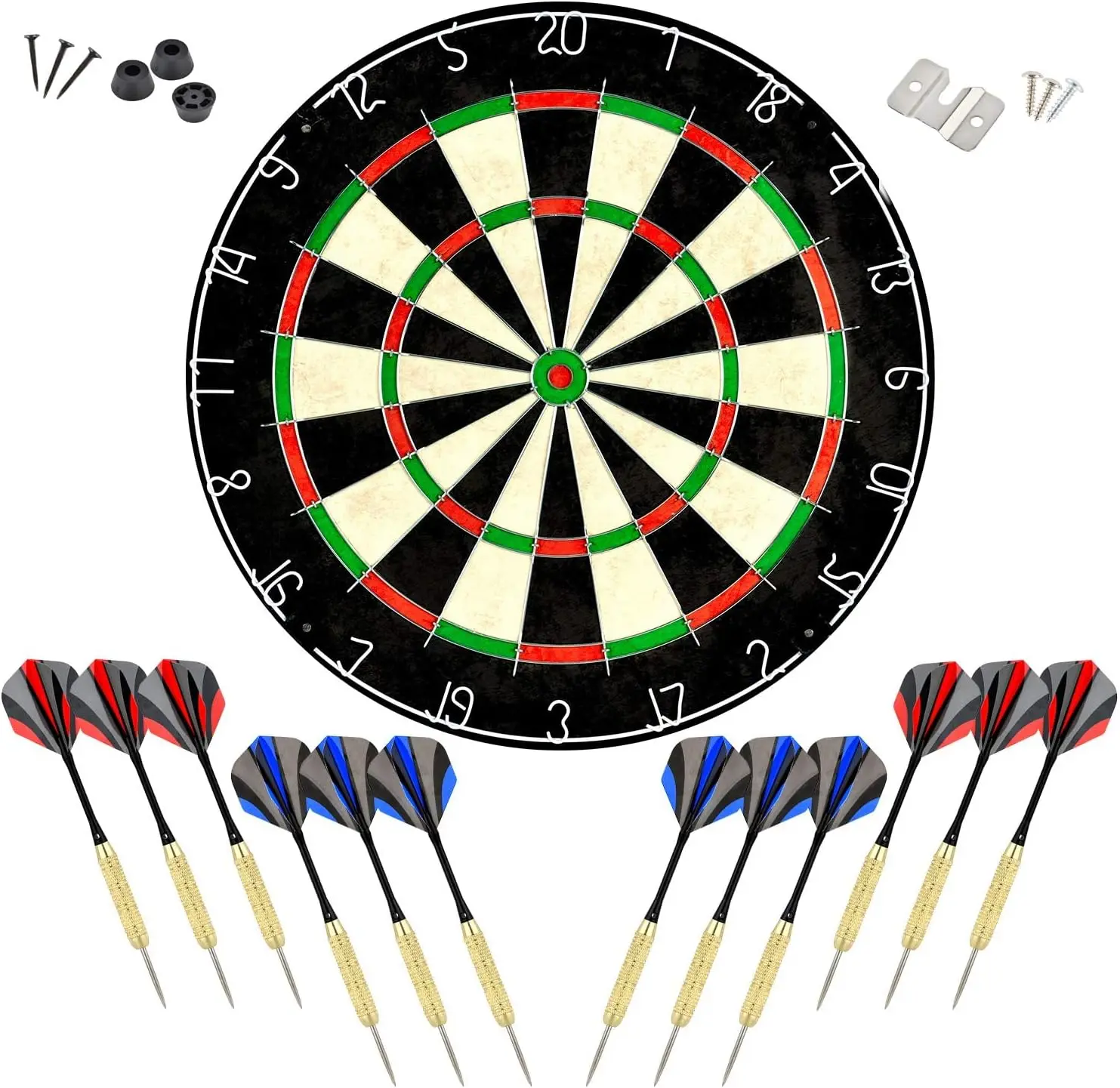 

Dartboard с бестеневым шариком, набор из 18 г стальных наконечников дротиков, 12 стальных наконечников дротиков 18 г, монтажные наборы Dartboard в комплекте