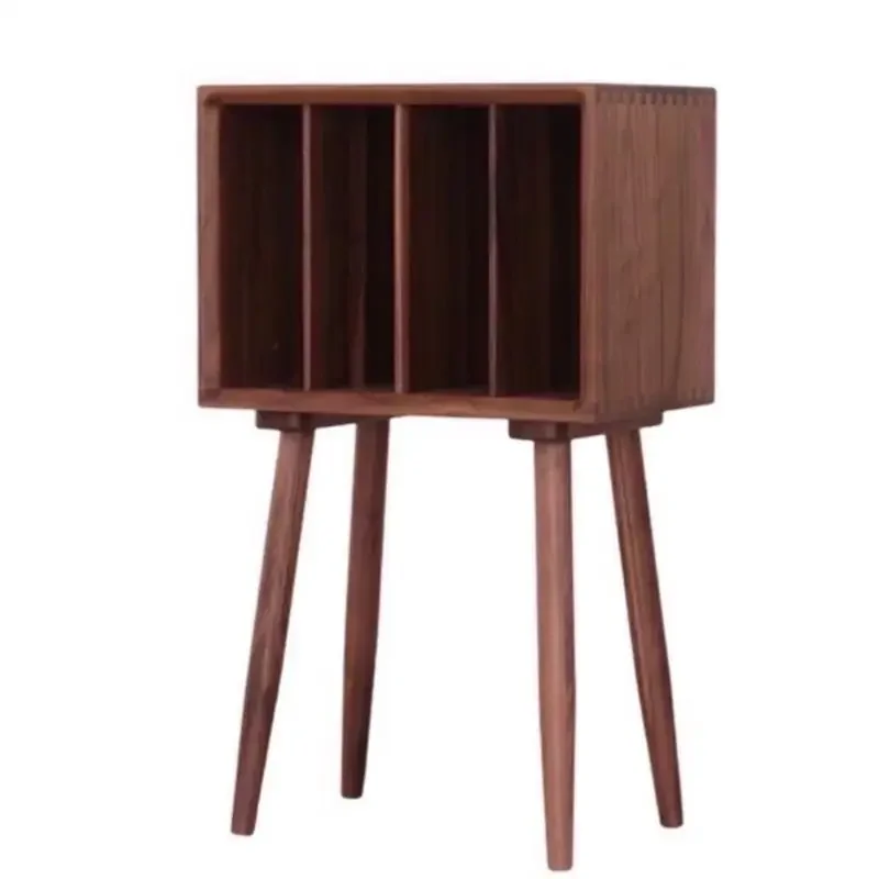 Storage Bookshelf Magazine Cabinet Furniture Cabinet Floor Solid Wood Floor