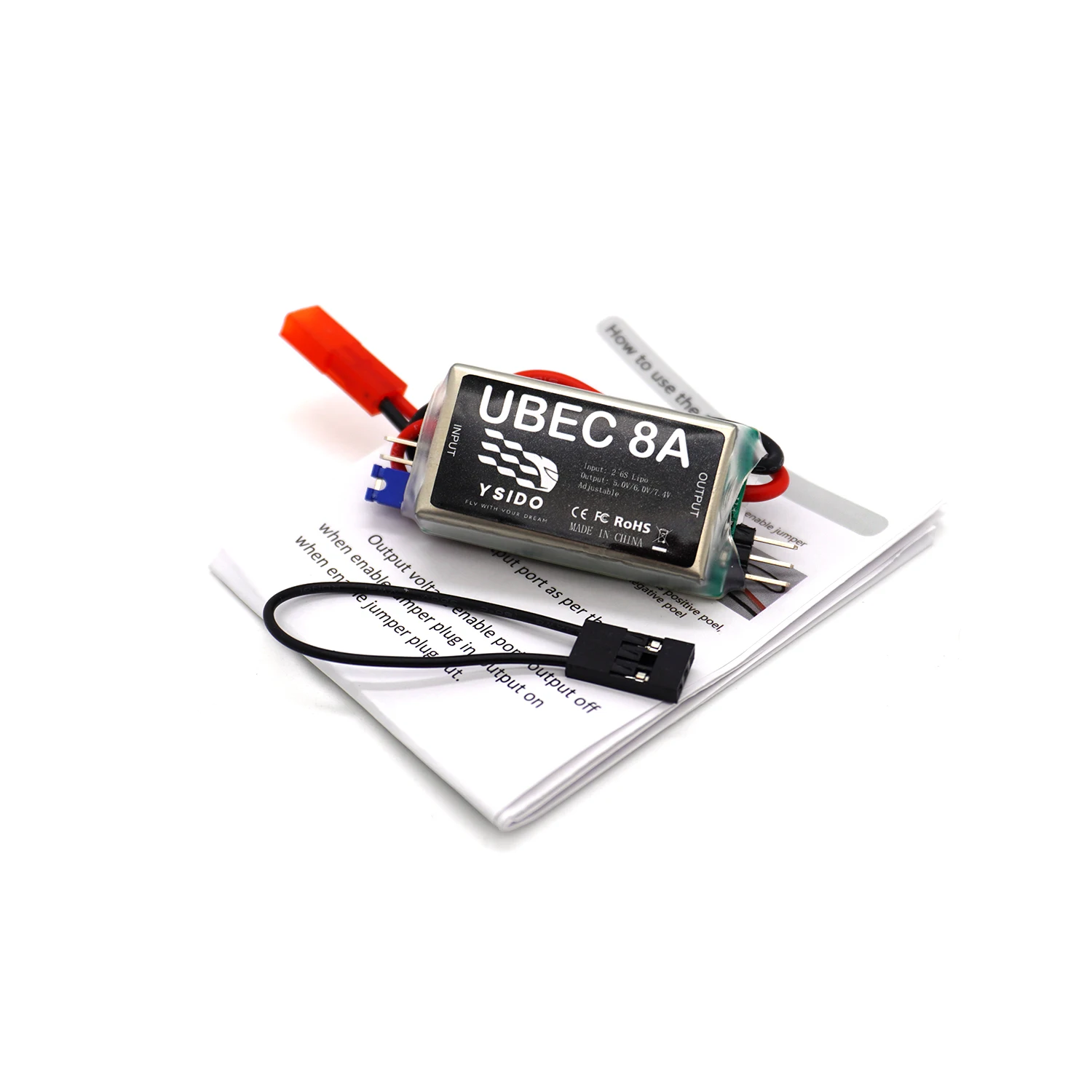 1/3/5 Stück YSIDO 8A 6A 4A UBEC Ausgang 5V/6V/7.4V BEC 2-6S Lipo Spannungsstabilisator für RC Flugzeuge FPV Drohnen Quadcopter