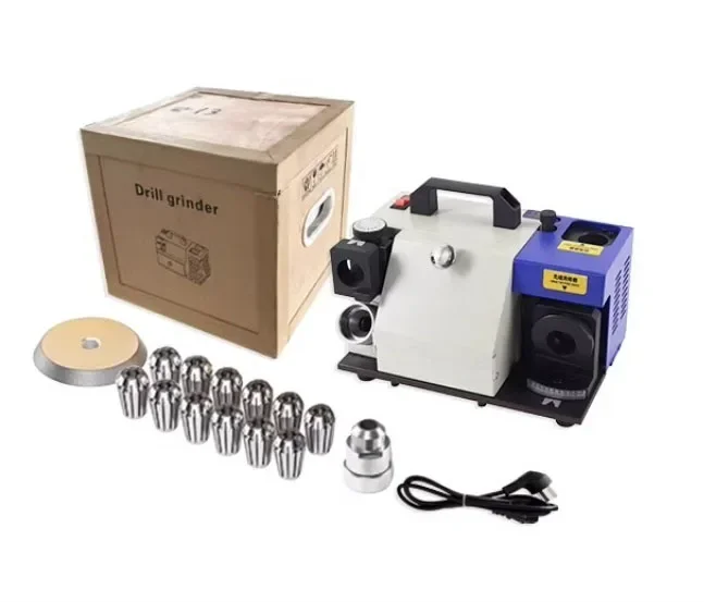 Twist drill sharpener, high-precision sharpening machine, 3-13mm drill bit grinder, multi-functional grinder