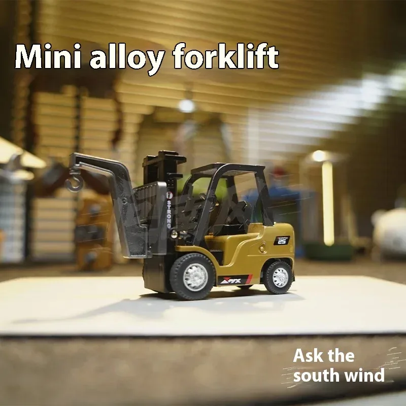 

Bluetooth Mini Alloy Forklift Remote Control Engineering Vehicle Can be Controlled by Mobile Phone Car For Children
