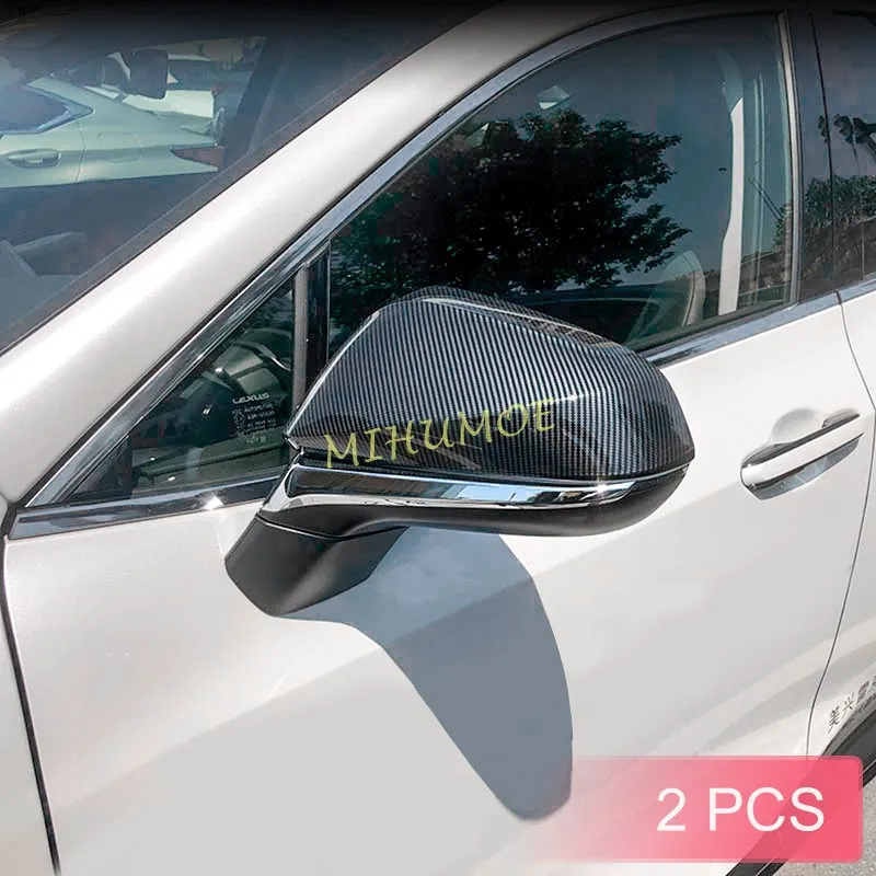 For Lexus 2022-2026 NX250 NX350 NX350h NX450h+ RX350 RX350h RX450h+ RX500h Carbon Fiber Side Rearview Mirror Cover Overlay