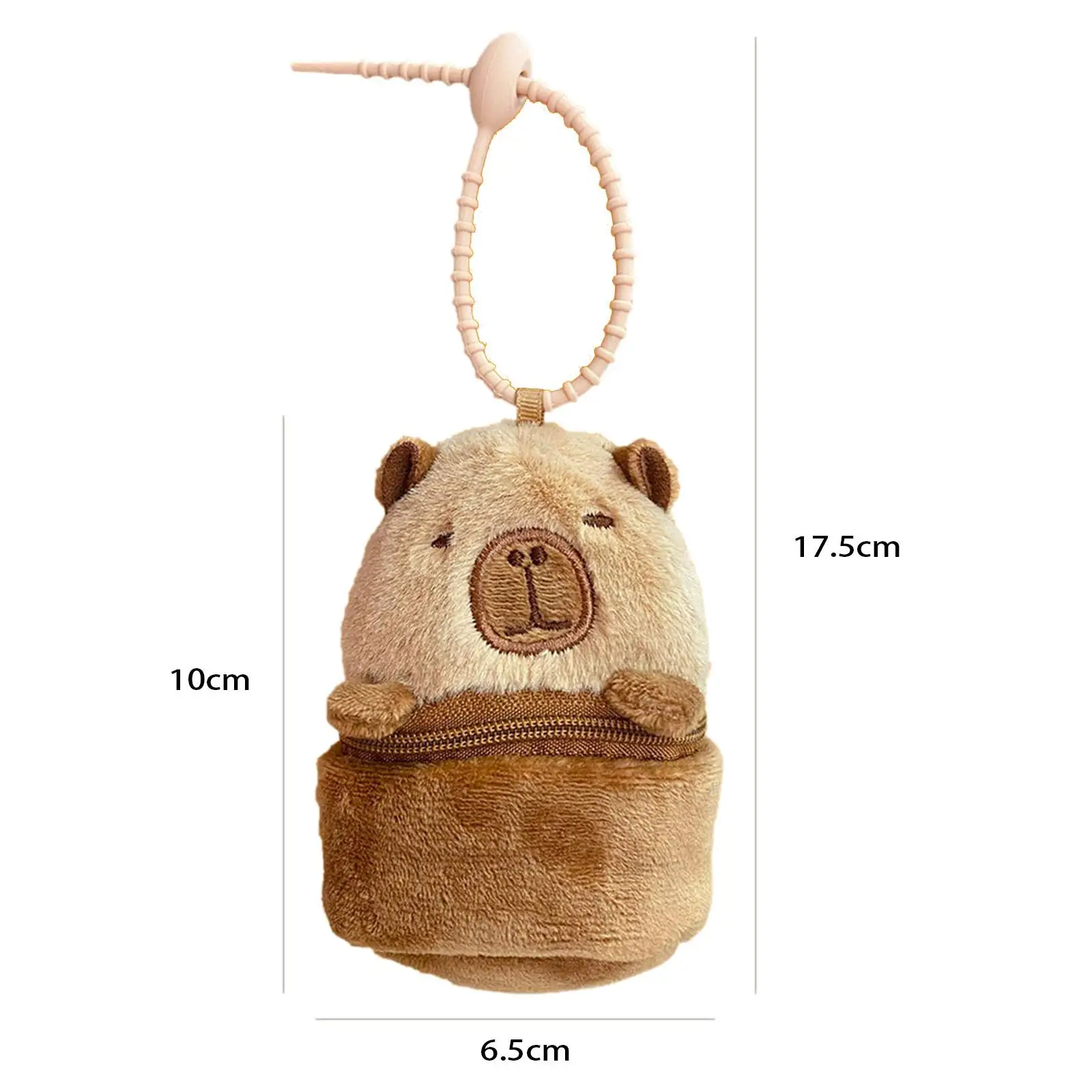 Capybara Purse Toy Keychains for Backpacks for Women Men Girls Boys Kids