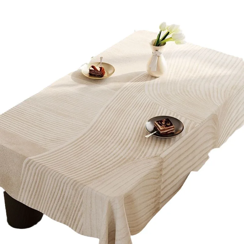 Soft Cloth Draping Tablecloth Waterproof Oilproof Washable Ambiance Dining Tablecloth Tablecloth Square Coffee Table Table Mats