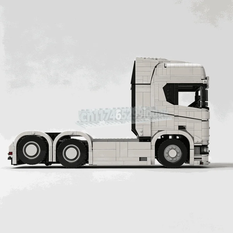 2924PCS Scania 770s 6x2 Truck Tractor 2.0 Model MOC Building Blocks DIY Creative Assembly Puzzle Educational Toy Gifts Display