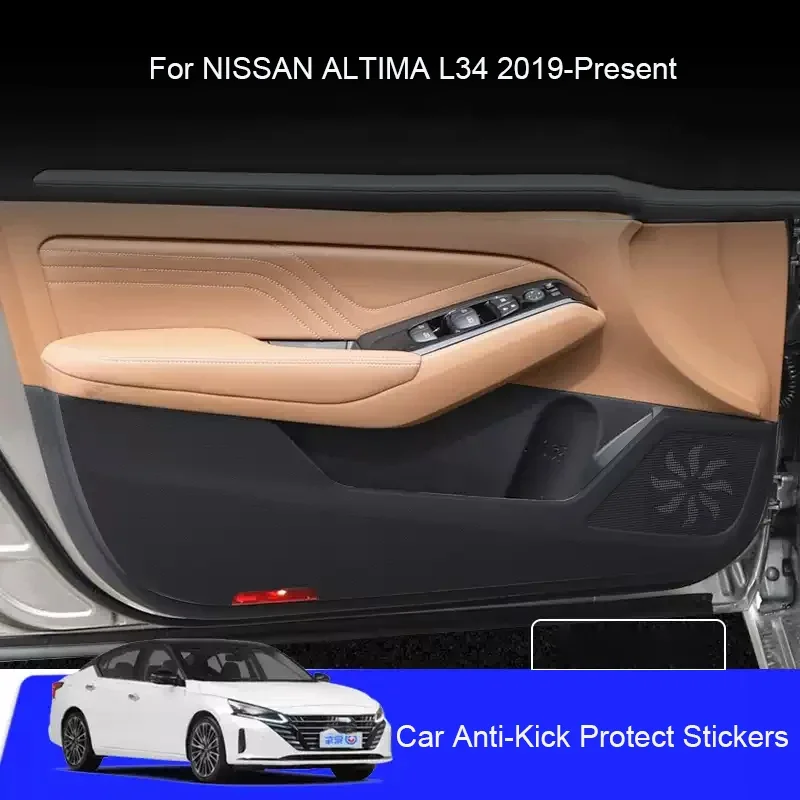 

For NISSAN Altima L34 2019-2026 Car B-Pillar Door Anti-Kick Protect Pad Trunk Anti-Dirty Scratch Resistant Interior Accessories