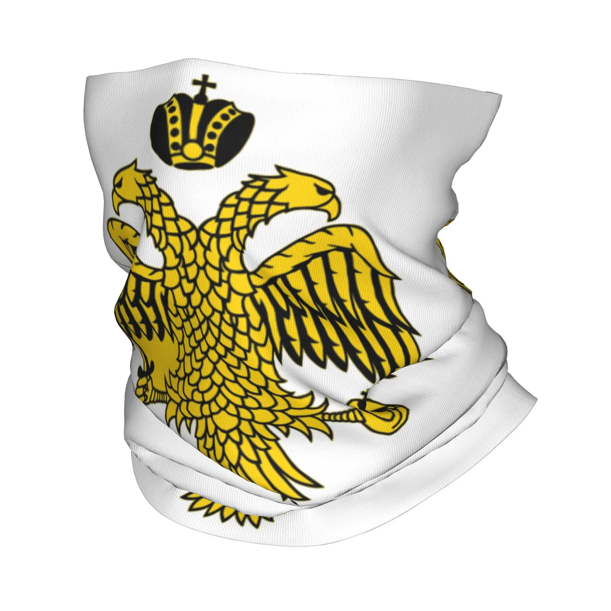 Byzantine Imperial Flag Winter Headband Neck Warmer Men Women Cycling Tube Scarf The Greek Orthodox Churches Face Bandana Gaiter