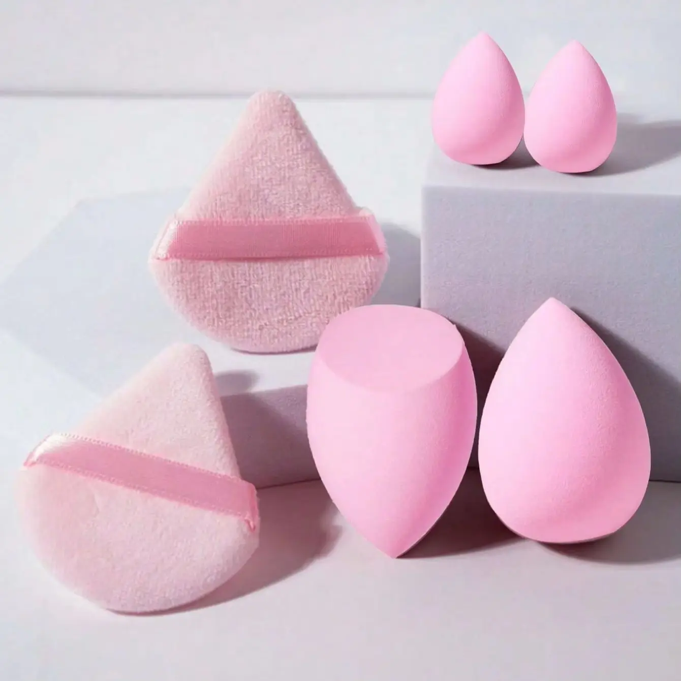 4 قطع اسفنجات مكياج 2 قطعة