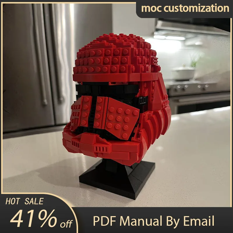 

615 шт. Moc Star Battle Sith Trooper шлемы модель строительные блоки кирпичи Diy образование сборка игрушки для детей подарки на день рождения