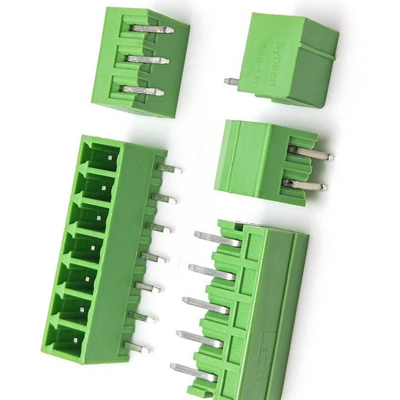 3.81MM pitch KF2EDG plug-in PCB terminal block 15EDGK 90-degree bent pin header 2P3P4P6P
