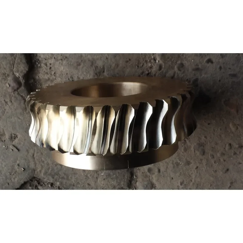 Custom High Quality Double Copper Worm Wheel and Steel Worm Shaft for Industrial Transmission