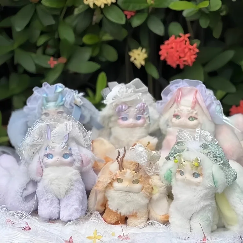 

Tutulong Fantasy Forest Tea Party Blind Box Random Box Mystery Surprise Bag Rabbit Dragon Fluffy Doll Toy Birthday Gifts Genuine
