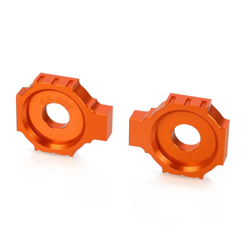 2024 Motorcycle Accessories Rear Axle Blocks Chain Adjuster For KTM Duke 390 2013 2014 2015 2016 2017-2023 Duke 125 200 All Year