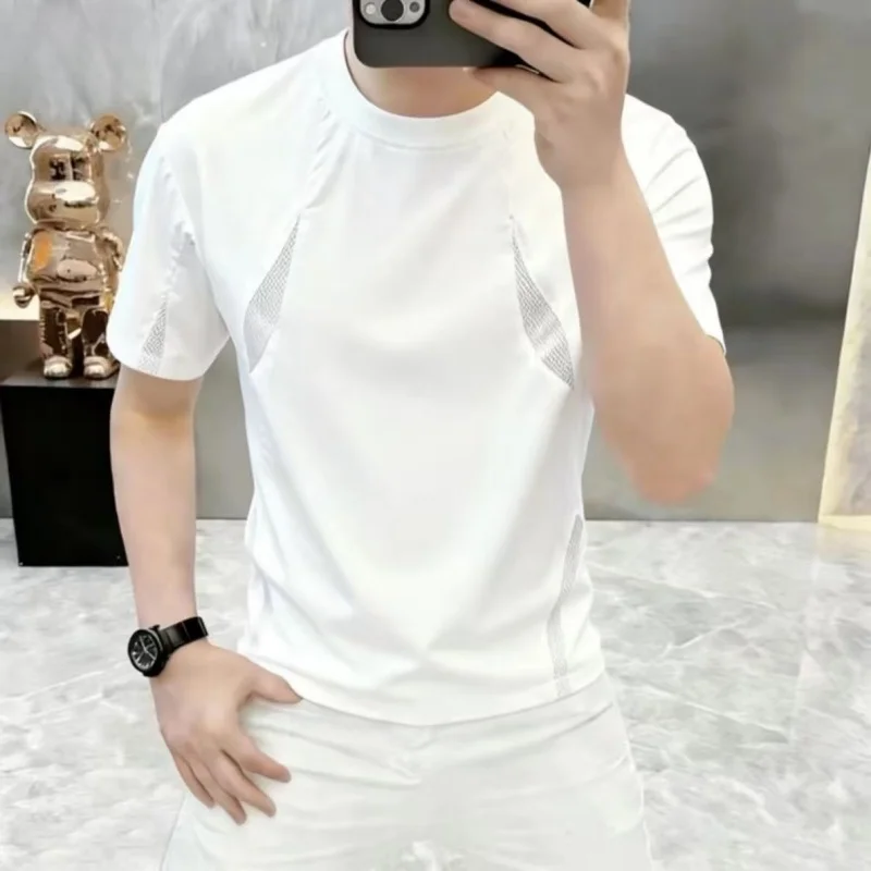 2026 Summer New Luxury European Style Round-neck Men's T-Shirt Polo Shirt Trendy Design — купить у AliExpress WW