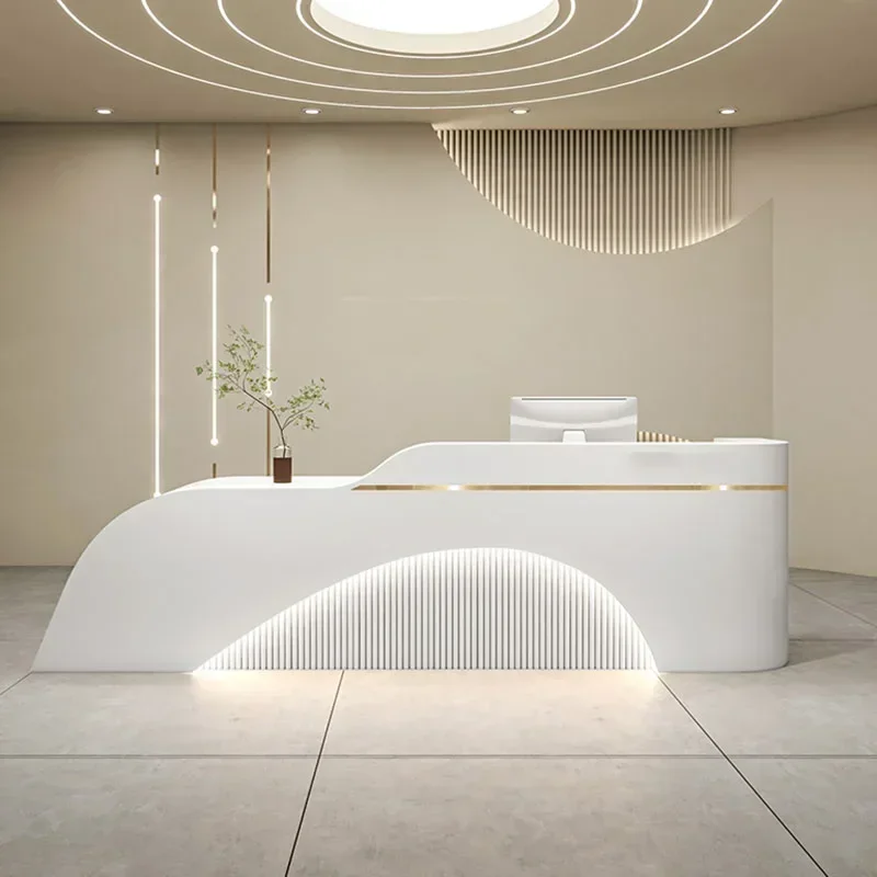 Organizers Pulpit Front Reception Desk Podium Lectern Wooden Podium Standing Office Cashier Lectern Mostrador Unique Furniture