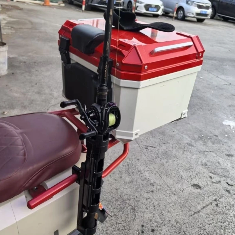 Aluminum Alloy Fishing Rod Holder Storage Car Frame  Vehicle Fishery Equipment Fixed Clamp Road Transportable Motorcycle