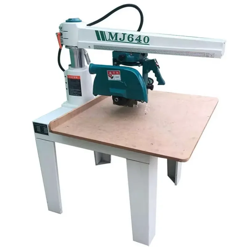 MJ640 Versatile Universal Horizontal Circular Saw with Motor 220V 2.2kW Power for Wood Cutting