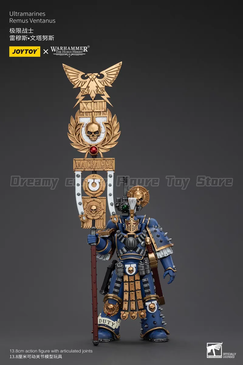 

В наличии: Фигурка JOYTOY Warhammer 40K Ultramarines Remus Ventanus 1/18