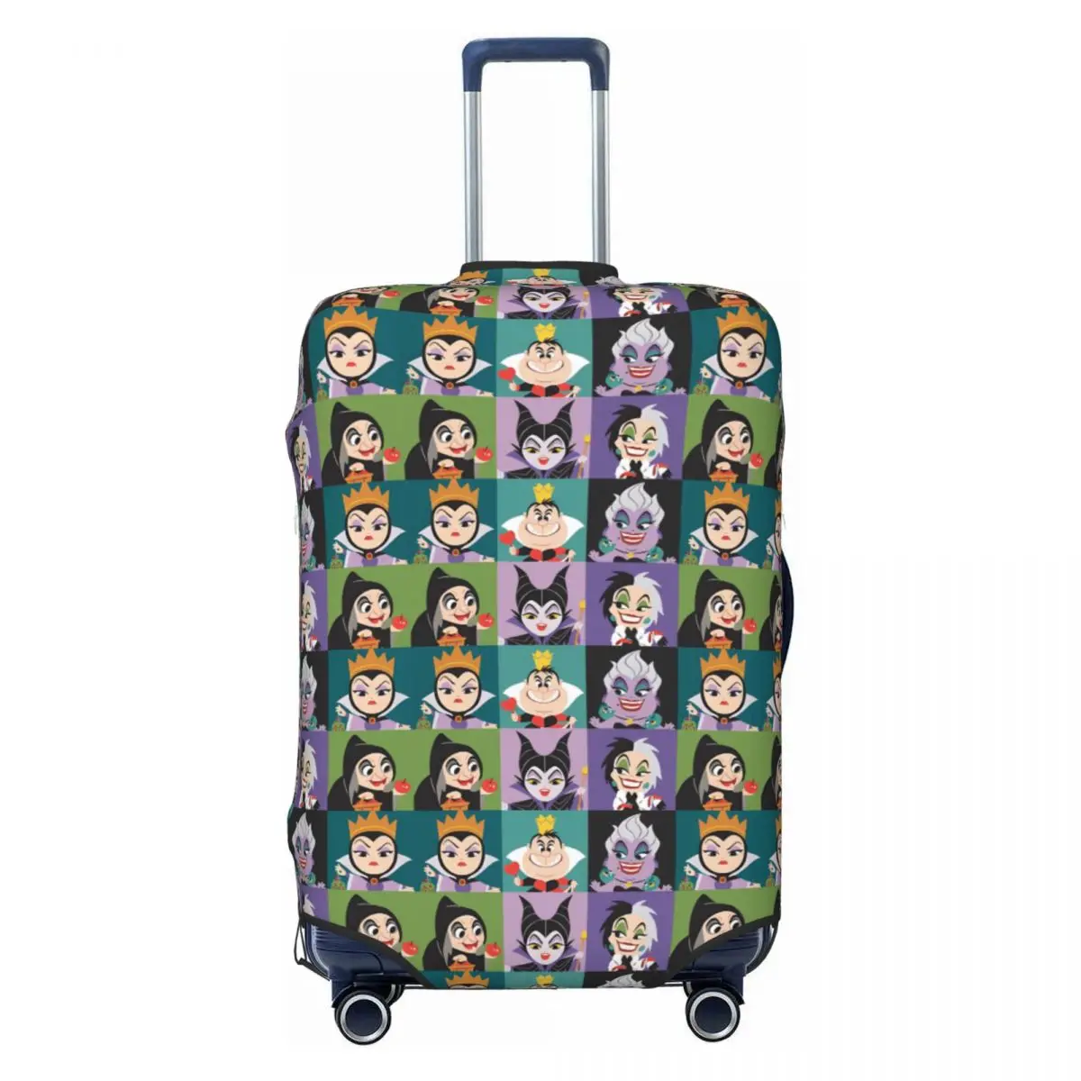 

Custom Classic Movie Villains Group Print Luggage Cover Protector Fashion Travel Suitcase Covers for 18-32 Inch