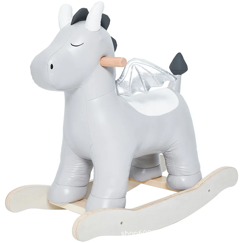 

Rocking horse polar bear rocking chair rocking ride bike children toy giftt birthday gift for baby 1 year