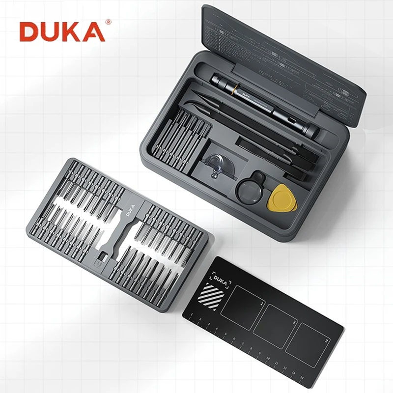 DUKA X3 Precision Screwdriver Set 78 in 1 Torx Hex Phillips Magnetic Screwdriver Bit Kits for Phone Watch Laptop Repair Tools