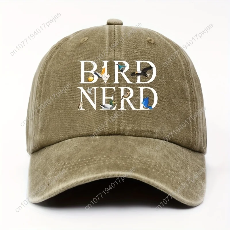 [Retro Bird Cap] Kleurrijke vogelillustraties Unisex Retro Bird Watching Cap |   Verstelbare zachte eendenbekhoed, buitensport en cas