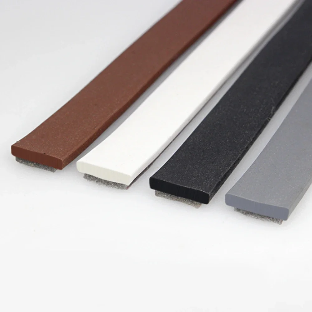 1 Pc Door Window Silicone Seal Strip Soundproof Anti-theft Door Wind Dust Strip EPDM 2/4/6mm 3meters For Home Decoration