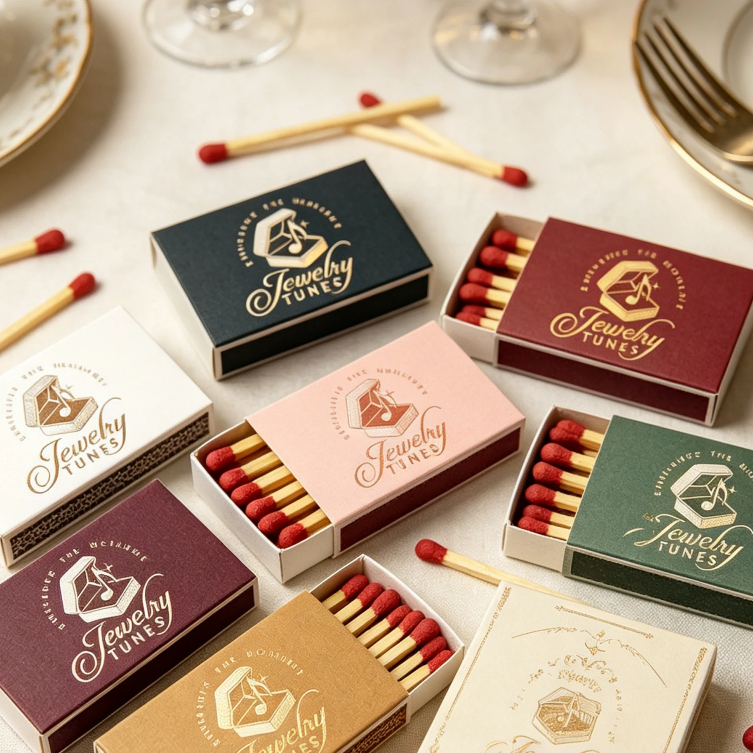 

Custom Wedding Eye-Catching Matchboxes, Personalized Unique Design, Favours for Wedding & Party