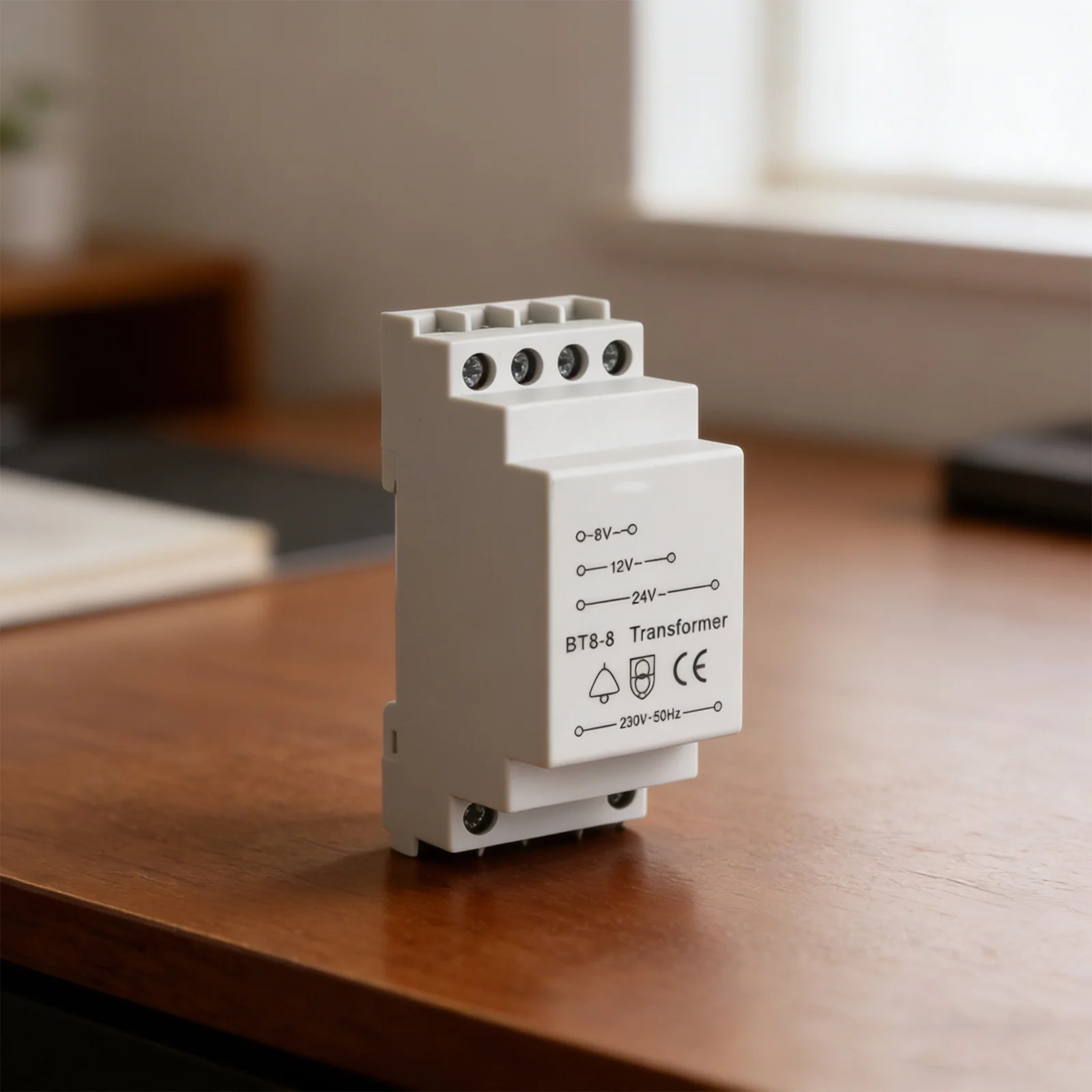 8V/12V/24V Doorbell Transformer for Ring and Bell Doorbells Safe Operation with PTC Technology and Efficient Power Output