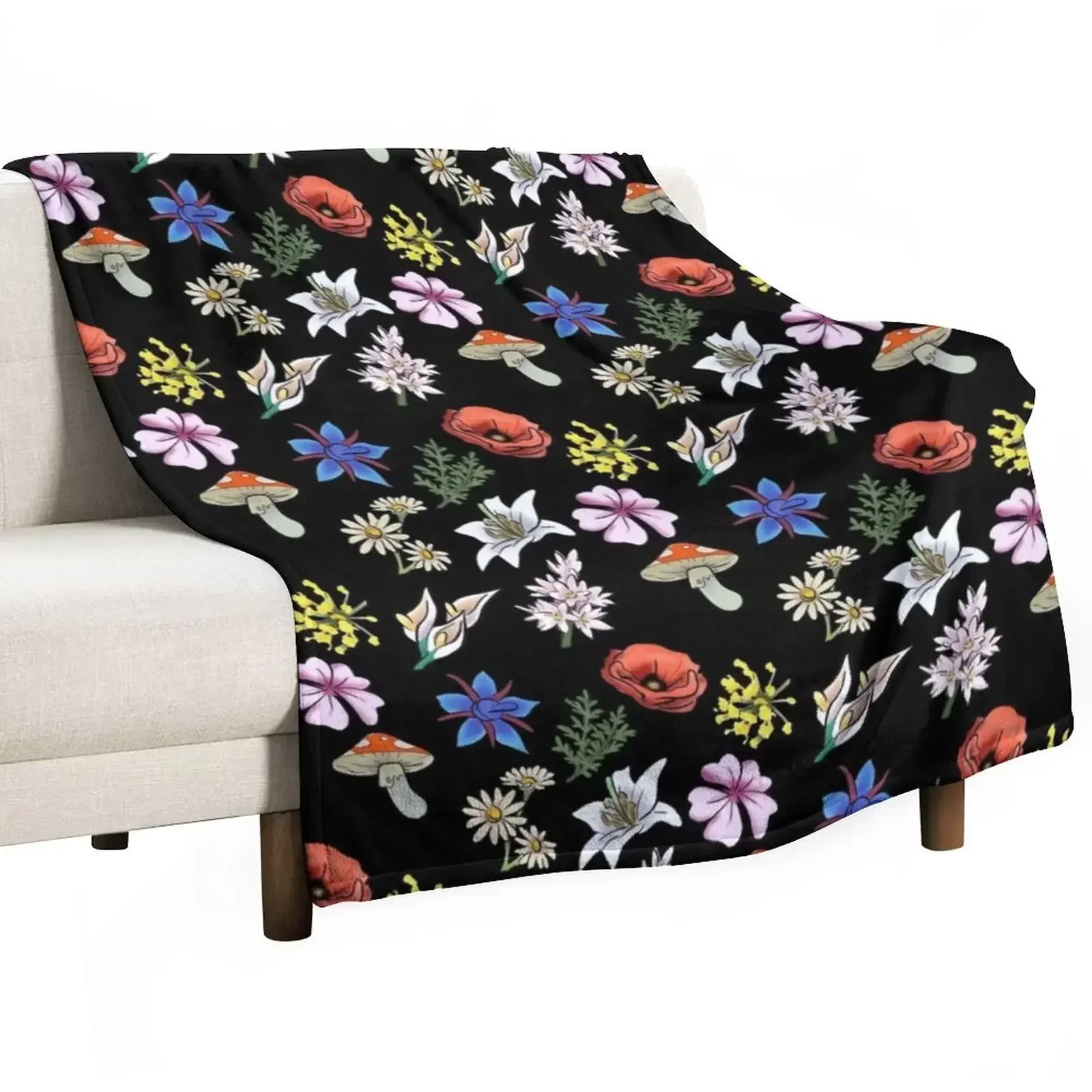 

SpiritFarer Spirit Flower Pack Throw Blanket Plush Fuzzy Cozy Blanket for Couch Sofa