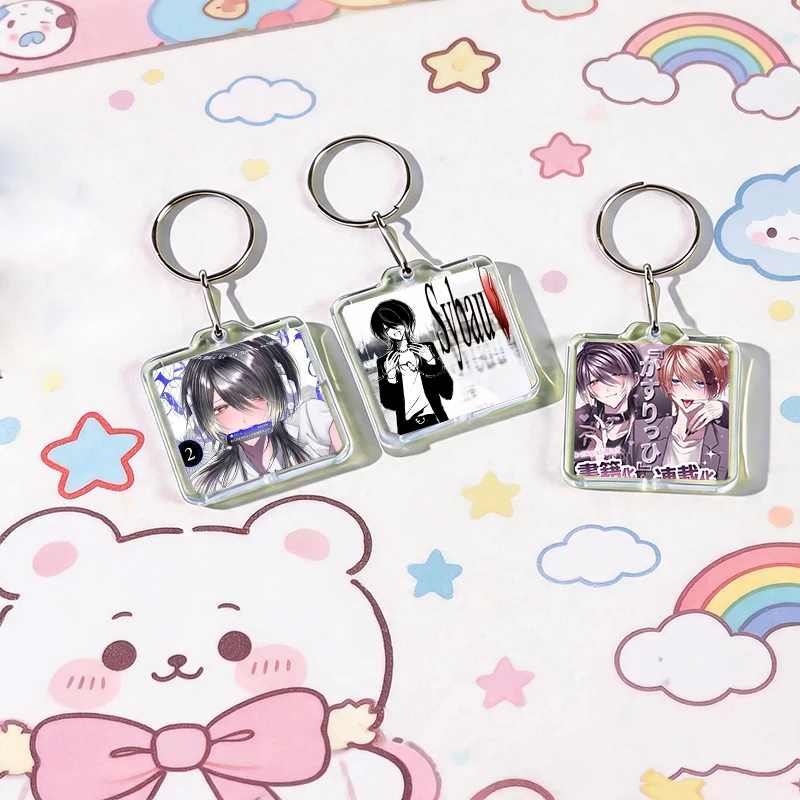Anime Kasurich Anime Acrylic Keychain Handmade Hanging Ornaments for Clothes Backpack Decoration Accessories Gifts with Friends