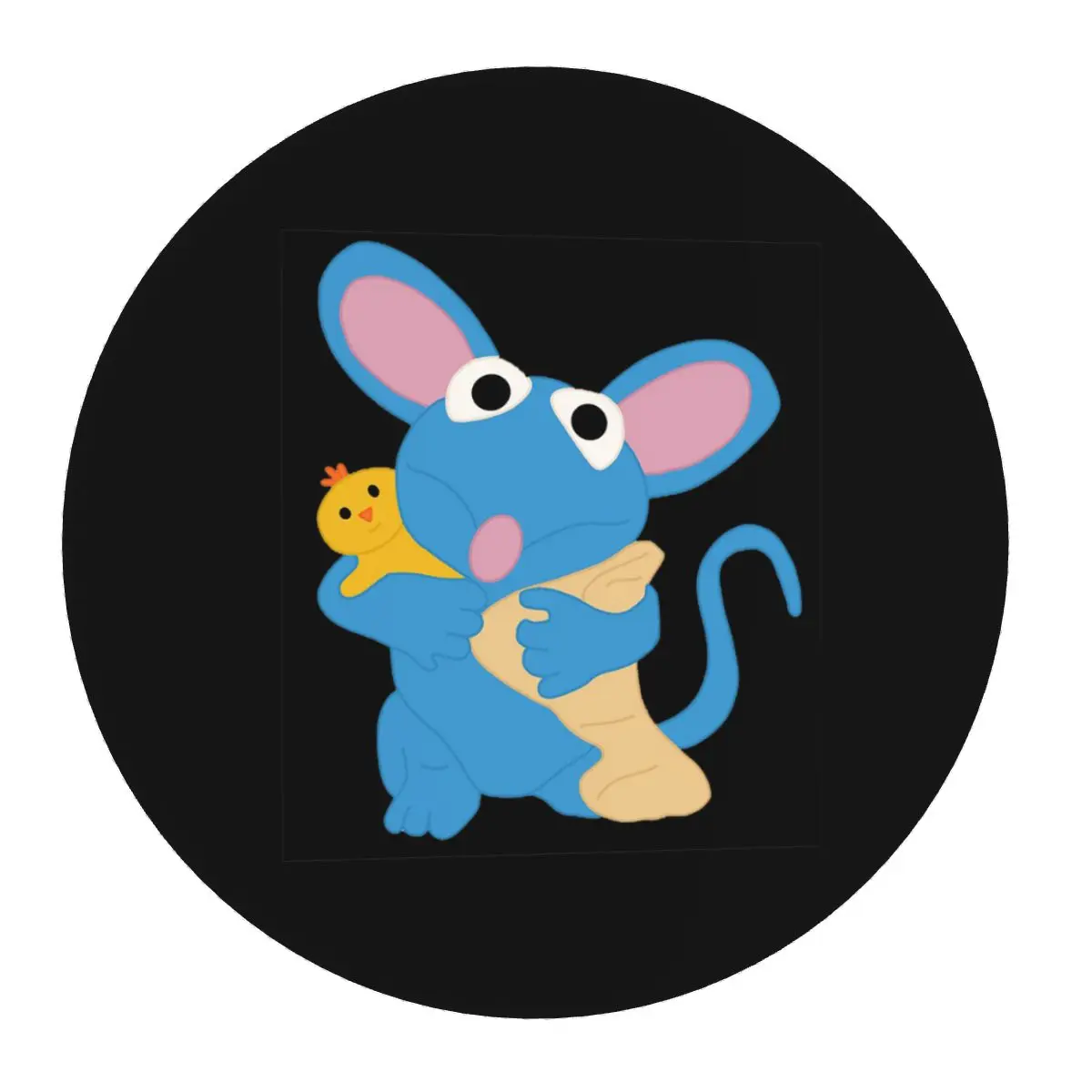 

Круглый коврик для мыши Tutter - Bear In The Big Blue House, коврик для мыши и клавиатуры, коврик для геймеров, коврик для ноутбука, офисные аксессуары, настольный коврик