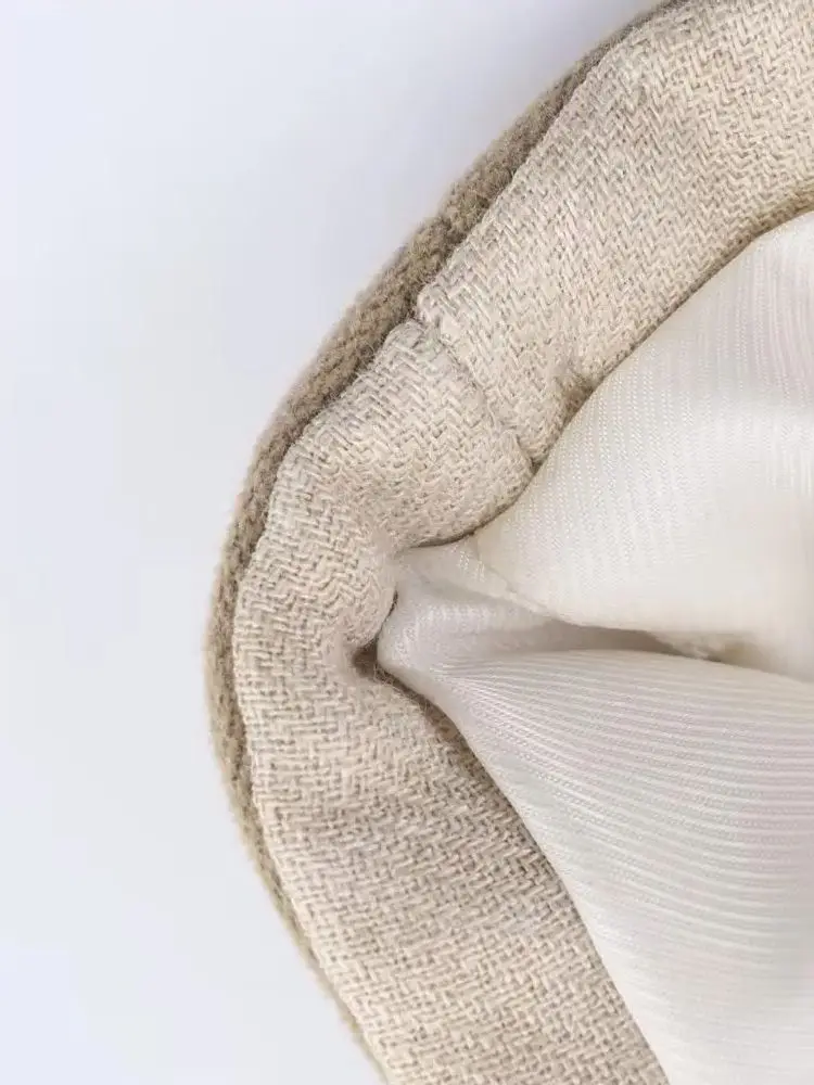 

HH Women Fashion Versatile Stand Collar Shoulder Padded Rope Knot Single-breasted Jacket Female High Street Casual Pockets Coat