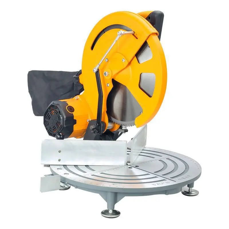 Dust-free saw 10 inch 12 inch aluminum sawing machine aluminum alloy wood aluminum free adjustment activity backer high-precisio