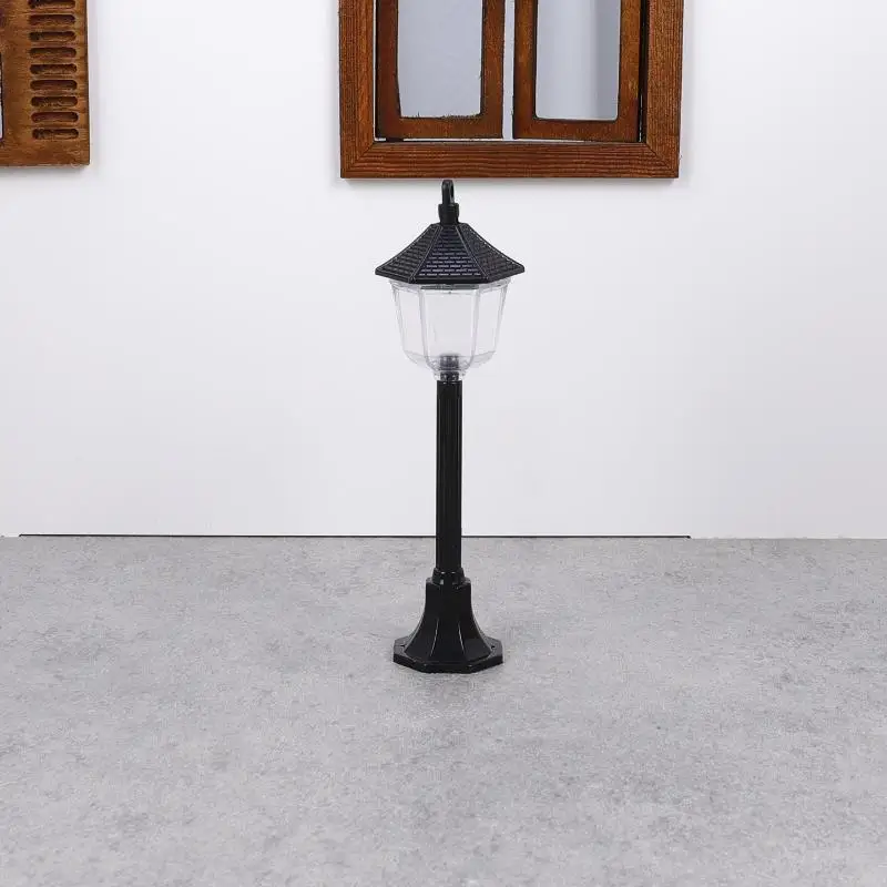 Miniatuur straatverlichting op schaal 1/12 voor poppenhuislandschapsarchitectuur en fantasiespeelsets