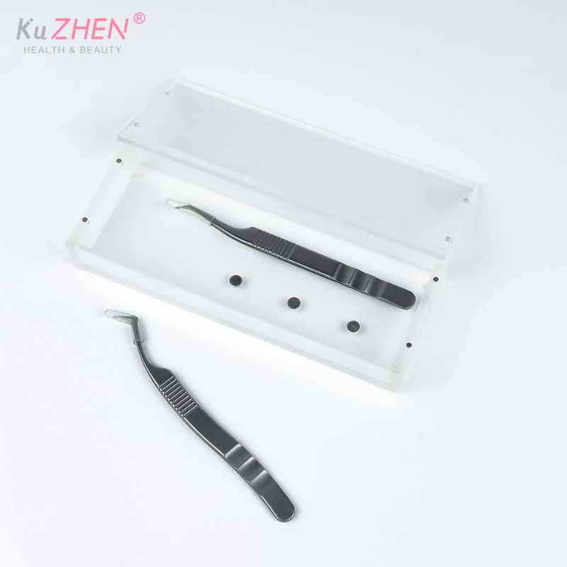 الاكريليك رمش صندوق تخزين رمش تمديد لوحة مغناطيسية متعددة الوظائف كاذبة رمش ماكياج المنظم البليت لاش حامل #4