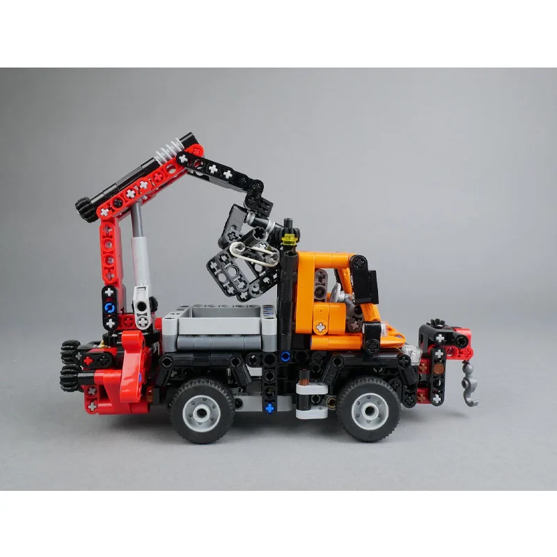 

MOC-155114 New Urban Cargo Crane Truck Building Block Model, 585 Parts, Boys' and Children's Birthday and Christmas Toy Gift