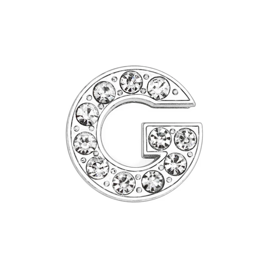 Großhandel 10mm Strass Dia Buchstaben Charms Für Schmuck Machen Frauen Armband Alphabet A-Z Haustier Kragen Halskette DIY Zubehör – Detail 6