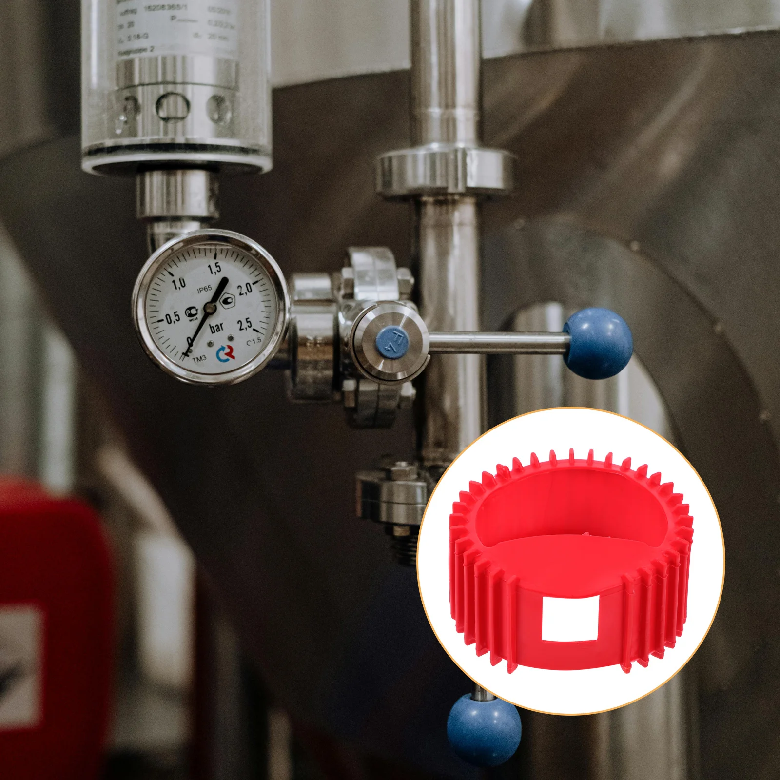 

4Pcs Durable Silicone Regulator Gauge Covers Oxygen Acetylene Gauge Protection Welding Cutting Equipment Sleeves