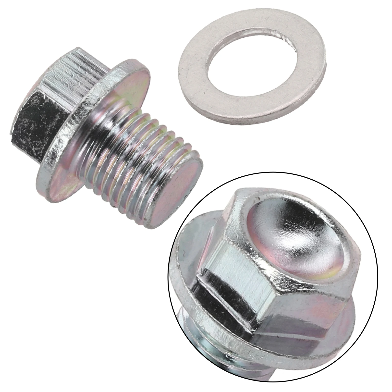 

Oil Drain Screw Engine Oil Pan Drain Bolt Practical And Reliable Replacement Installation Under Oil Pan Silver