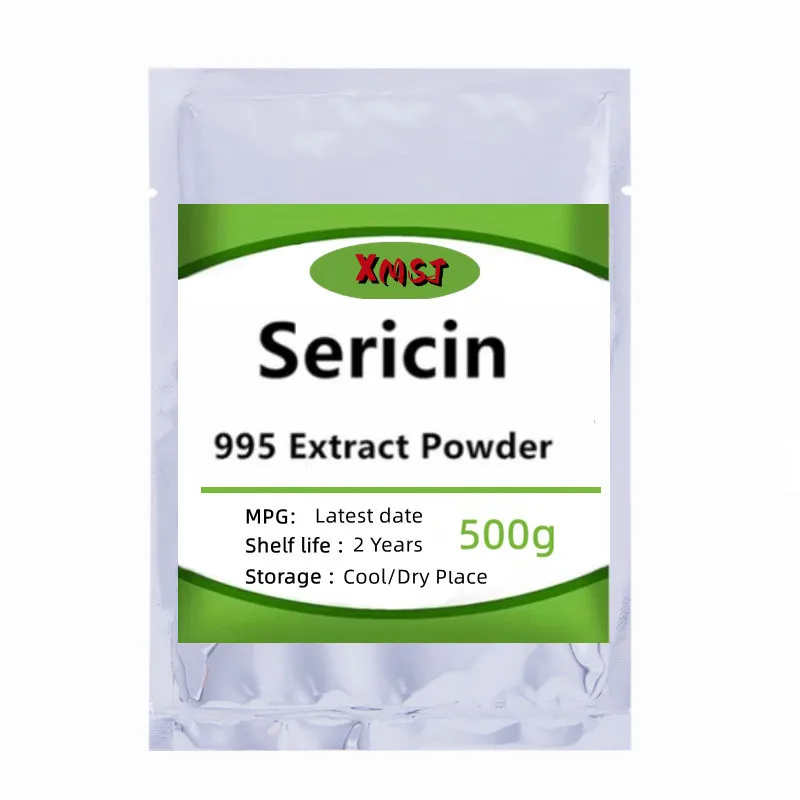 50-1000g Natural 100% Silk Sericin Powder Silk Peptide, sericin Powder,Reduce Wrinkles,Delay Aging,Moisturizing