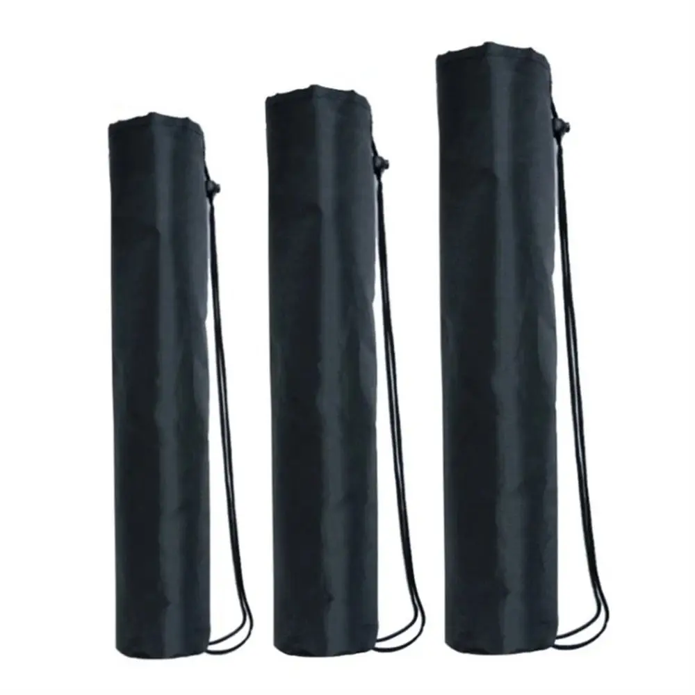 Tas dudukan lampu Hitam Travel Carry Yoga Mat 43-113cm Tripod tas dudukan Tripod tas jinjing tali serut tas Toting tas Tripod